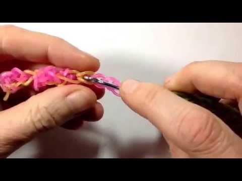 DIY crafts : Spiral Rubber Band Bracelet (without loom) - Ana